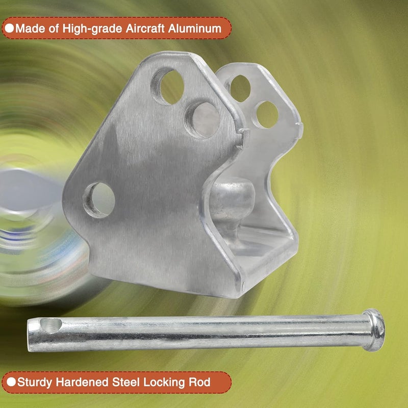 Antivanl Trailer Hitch Lock, Trailer Locks Ball Hitch, Aluminium Trailer Ball Lock, Trailer Tongue Lock Fits Over 2" to 2-5/16" Ball Hitch Lock, 1 Pack - Image 4